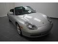 2000 Arctic Silver Metallic Porsche 911 Carrera Cabriolet  photo #4