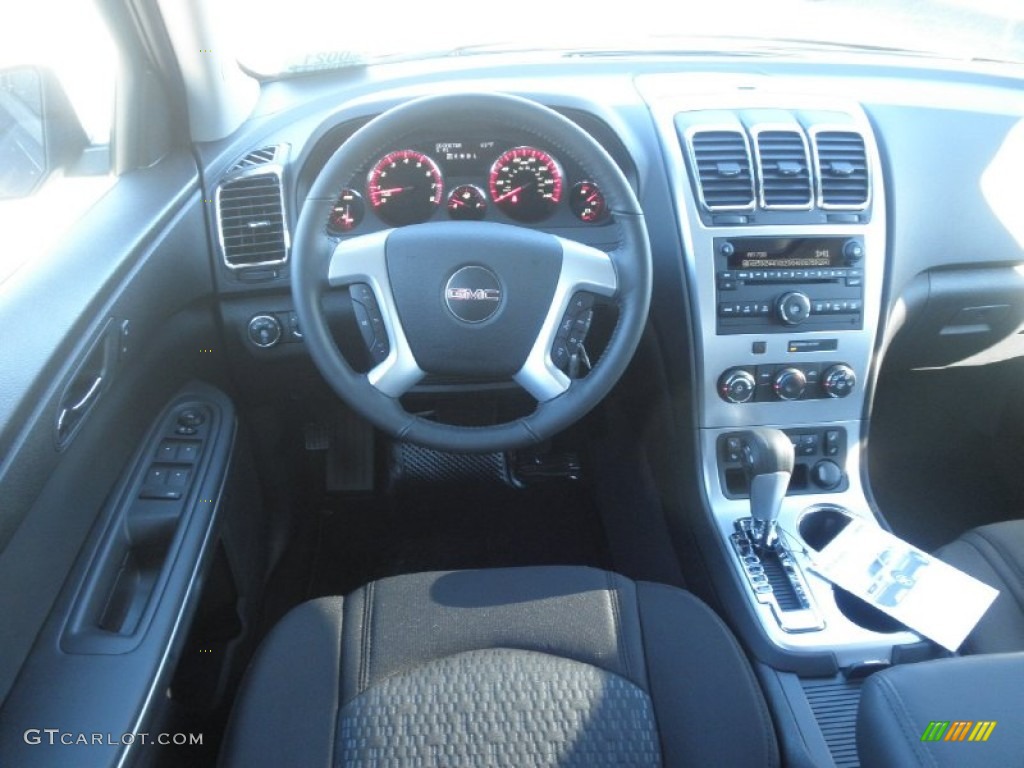 2012 Acadia SLE AWD - Carbon Black Metallic / Ebony photo #13