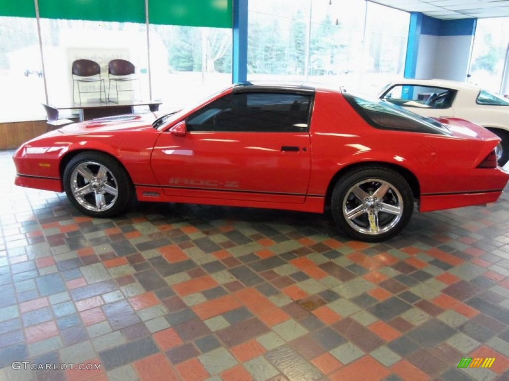 Bright Red 1987 Chevrolet Camaro IROC-Z Sport Coupe Exterior Photo #56948338
