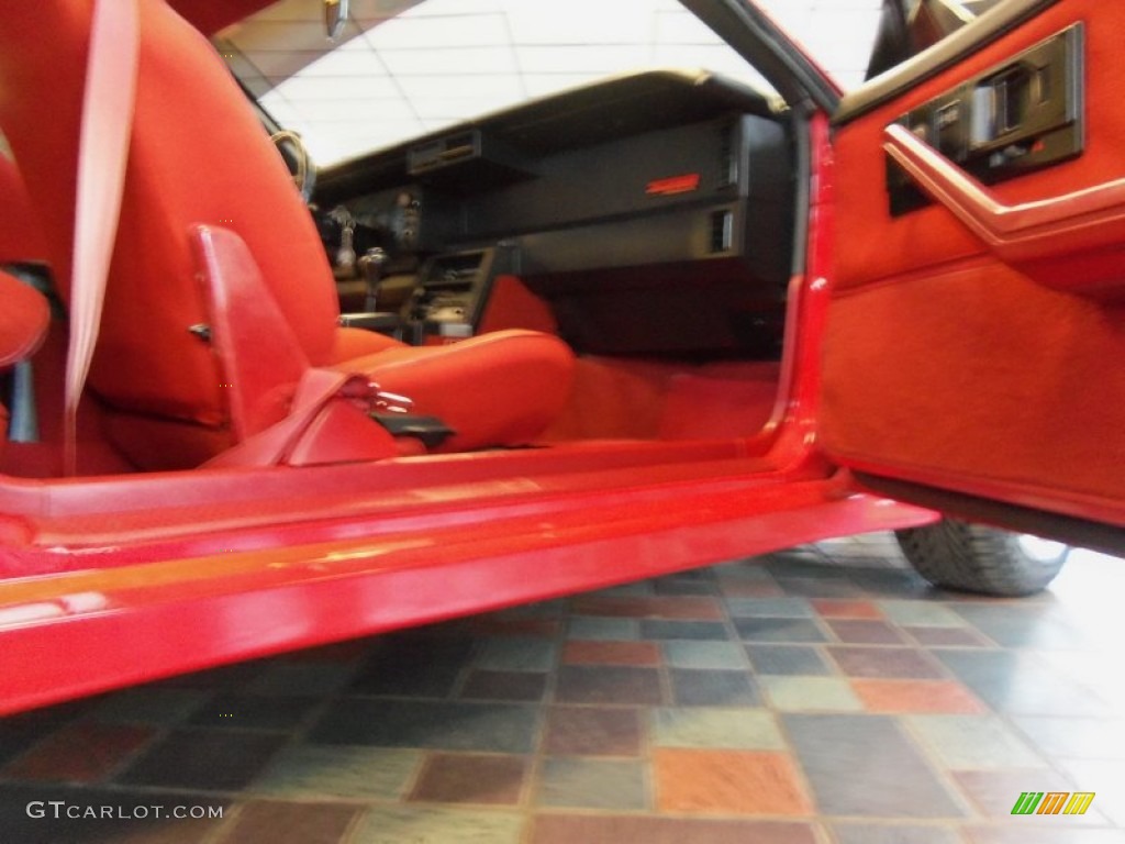 1987 Camaro IROC-Z Sport Coupe - Bright Red / Red photo #26