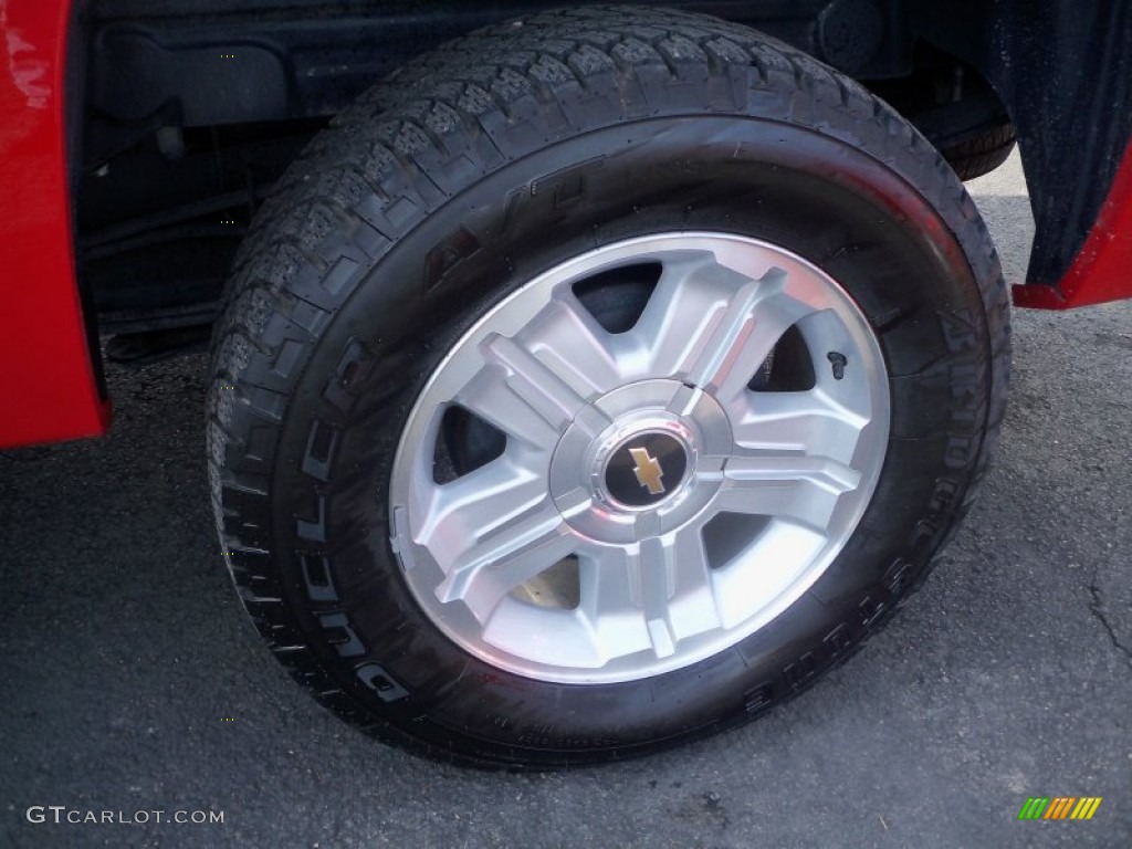 2011 Silverado 1500 LTZ Extended Cab 4x4 - Victory Red / Light Titanium/Dark Titanium photo #9