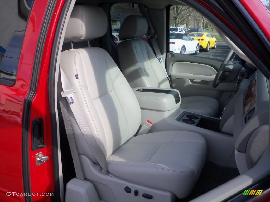 2011 Silverado 1500 LTZ Extended Cab 4x4 - Victory Red / Light Titanium/Dark Titanium photo #22