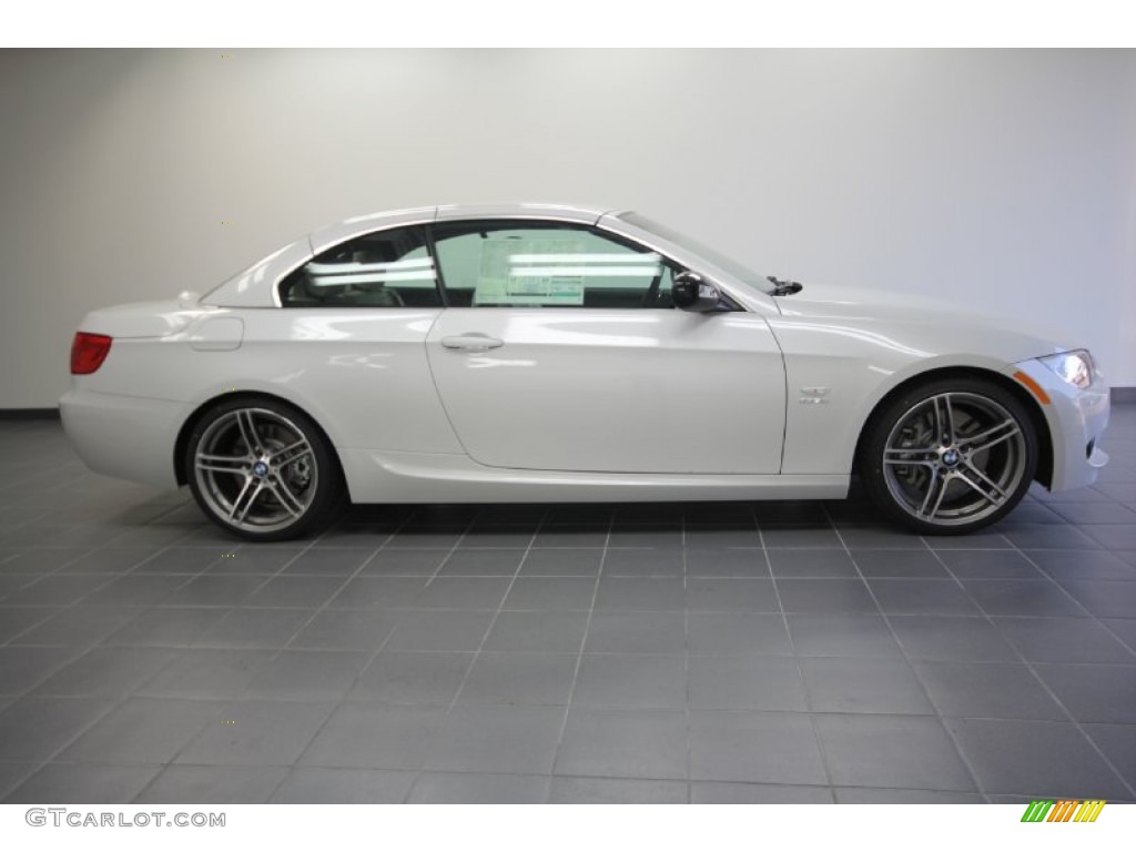 Mineral White Metallic 2012 BMW 3 Series 335is Convertible Exterior Photo #56949197