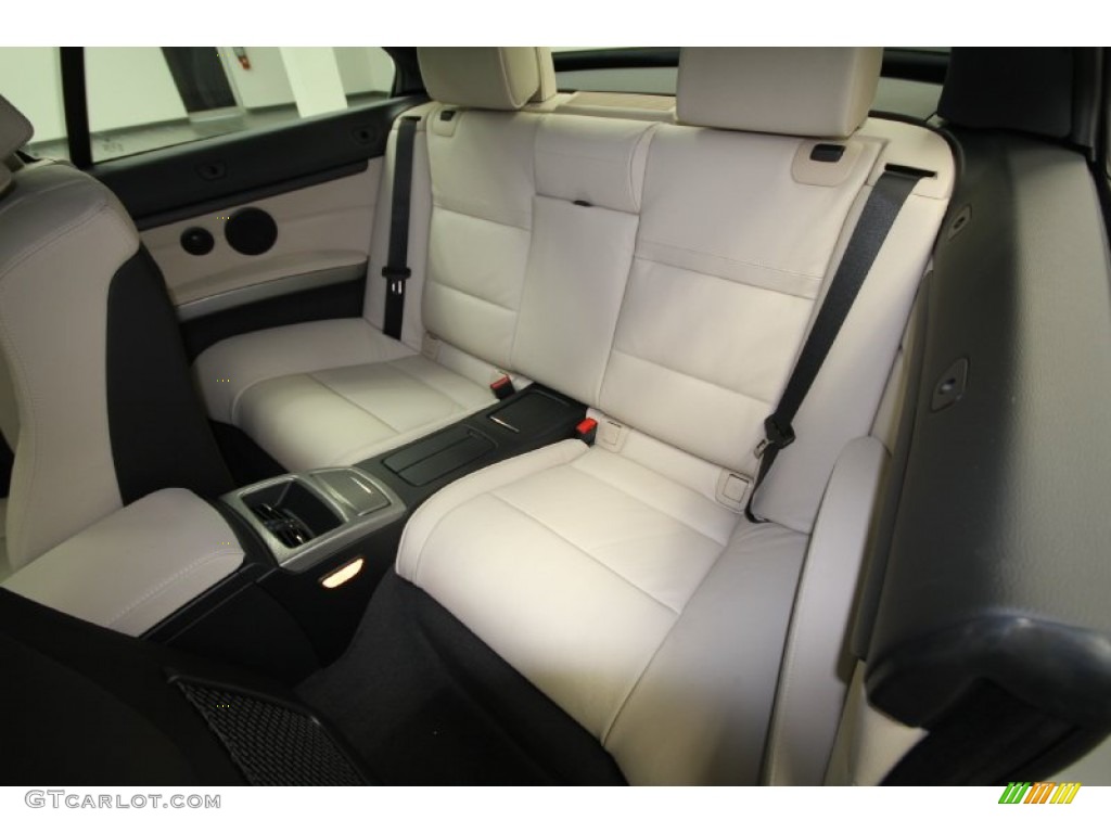 Oyster/Black Interior 2012 BMW 3 Series 335is Convertible Photo #56949266