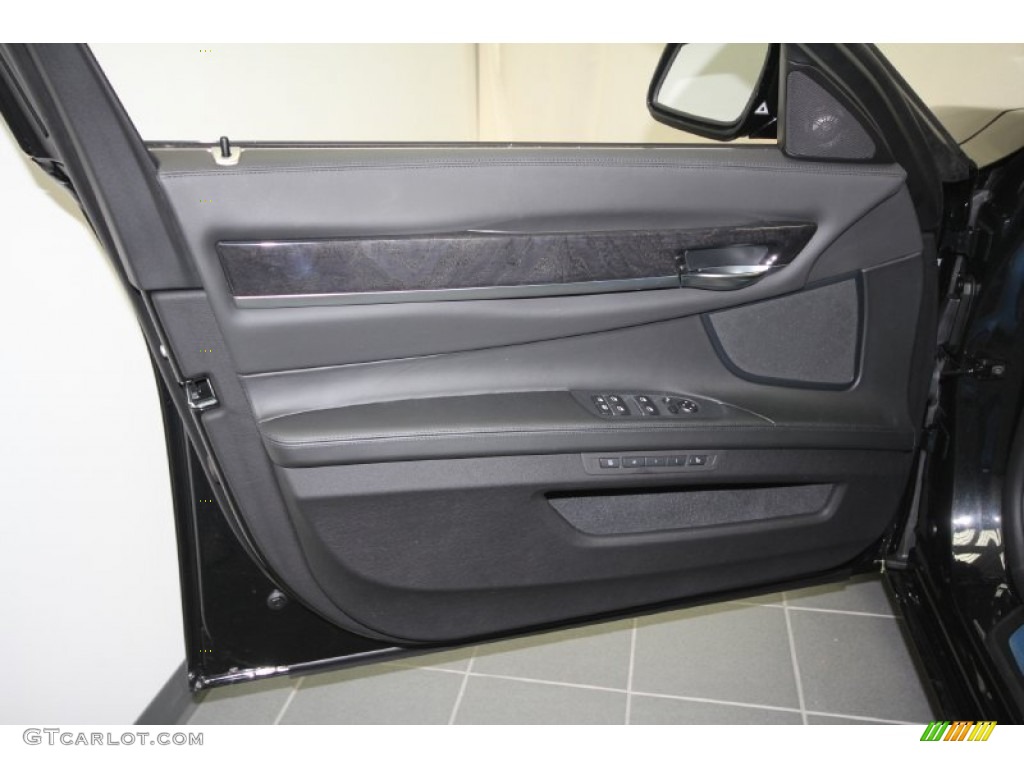 2012 BMW 7 Series 750Li Sedan Black Door Panel Photo #56949656