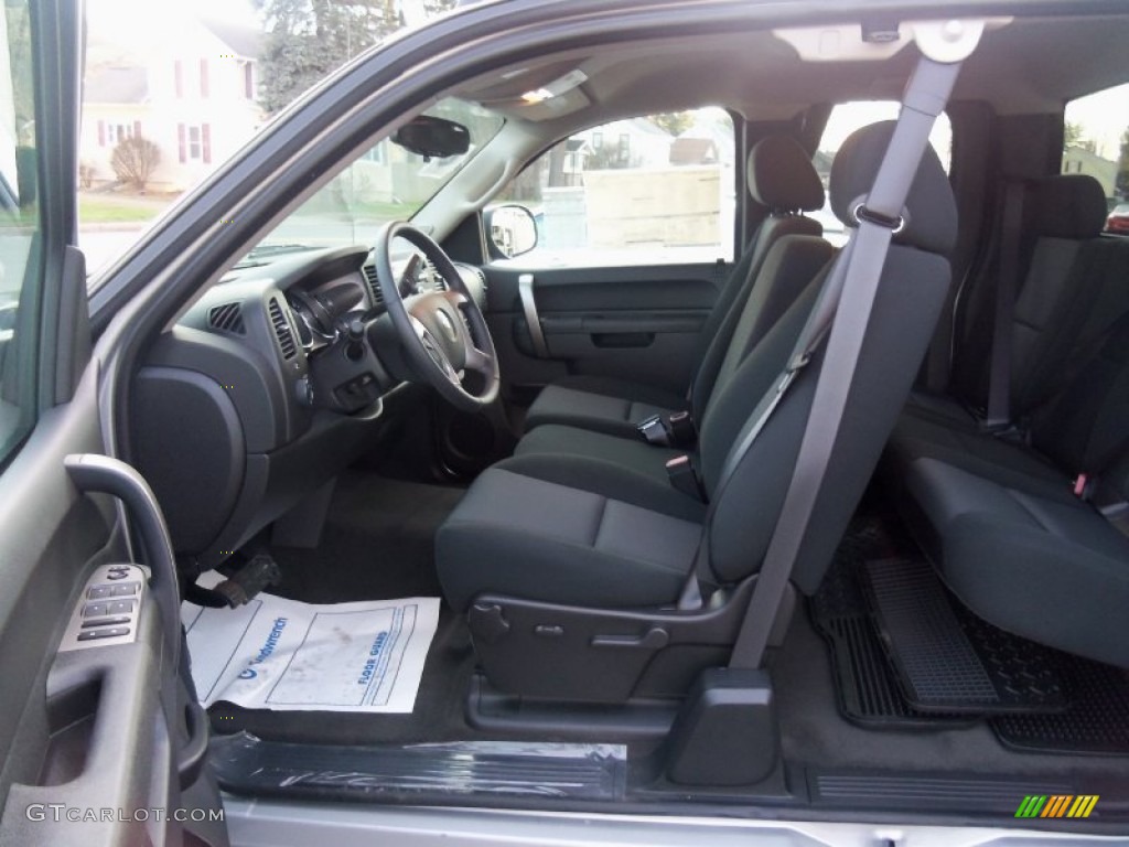 2011 Silverado 1500 LT Extended Cab 4x4 - Sheer Silver Metallic / Ebony photo #10