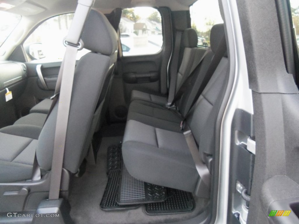 2011 Silverado 1500 LT Extended Cab 4x4 - Sheer Silver Metallic / Ebony photo #11