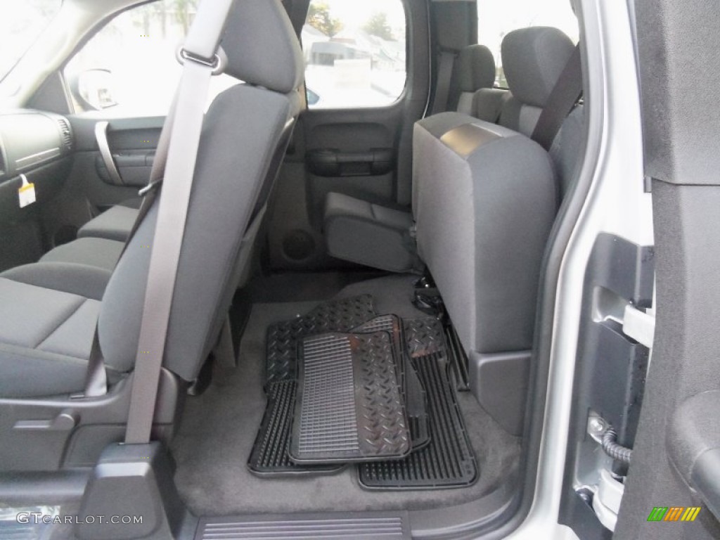 2011 Silverado 1500 LT Extended Cab 4x4 - Sheer Silver Metallic / Ebony photo #12