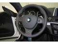 Black Nappa Leather Steering Wheel Photo for 2012 BMW 6 Series #56950022