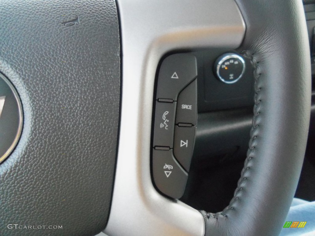 2011 Silverado 1500 LT Extended Cab 4x4 - Sheer Silver Metallic / Ebony photo #21
