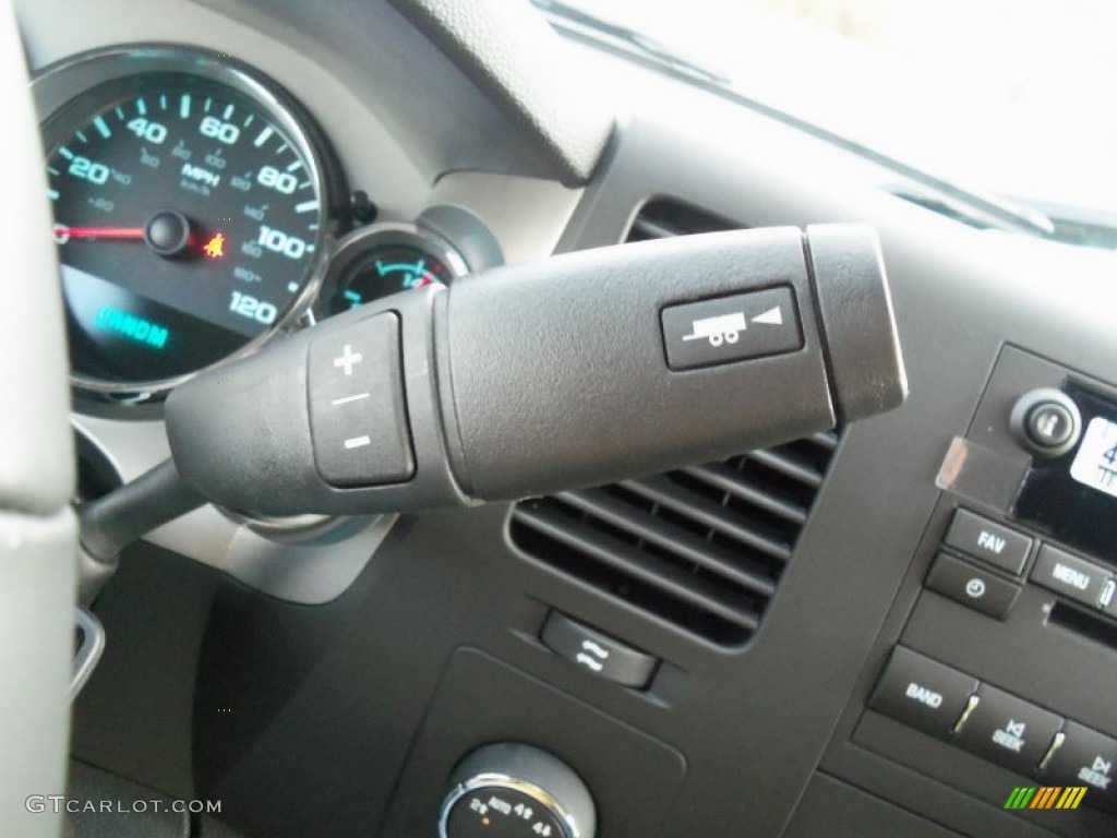 2011 Silverado 1500 LT Extended Cab 4x4 - Sheer Silver Metallic / Ebony photo #23
