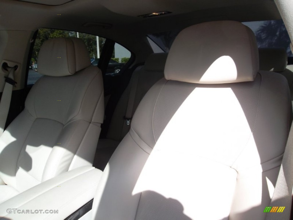 2012 7 Series 750i Sedan - Mineral White Metallic / Oyster/Black photo #18