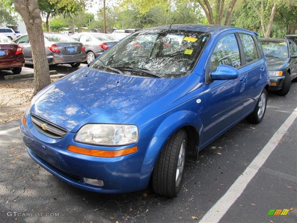 Bright Blue 2006 Chevrolet Aveo LT Hatchback Exterior Photo #56953391