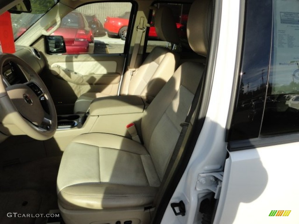 2010 Mountaineer V6 AWD - White Suede / Camel photo #10