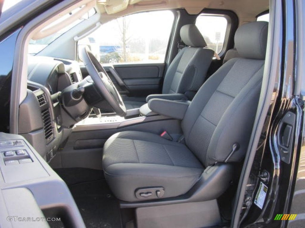 Charcoal Interior 2011 Nissan Titan SV King Cab 4x4 Photo #56955139
