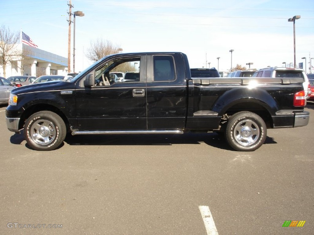 Black 2005 Ford F150 XLT SuperCab Exterior Photo #56955335
