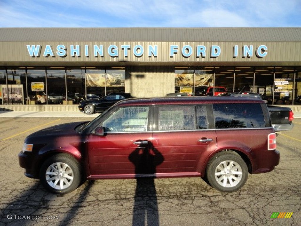 Bordeaux Reserve Red Metallic Ford Flex