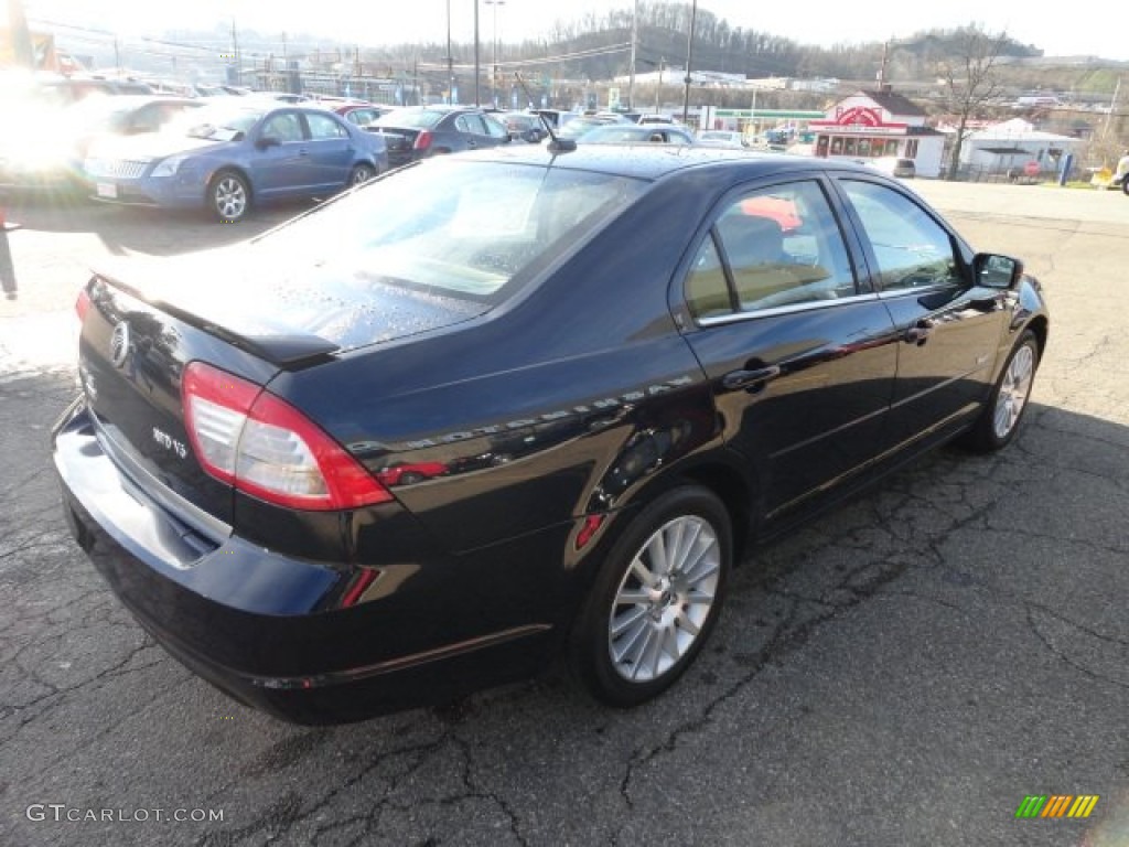 2008 Milan V6 Premier AWD - Dark Blue Metallic / Camel photo #4