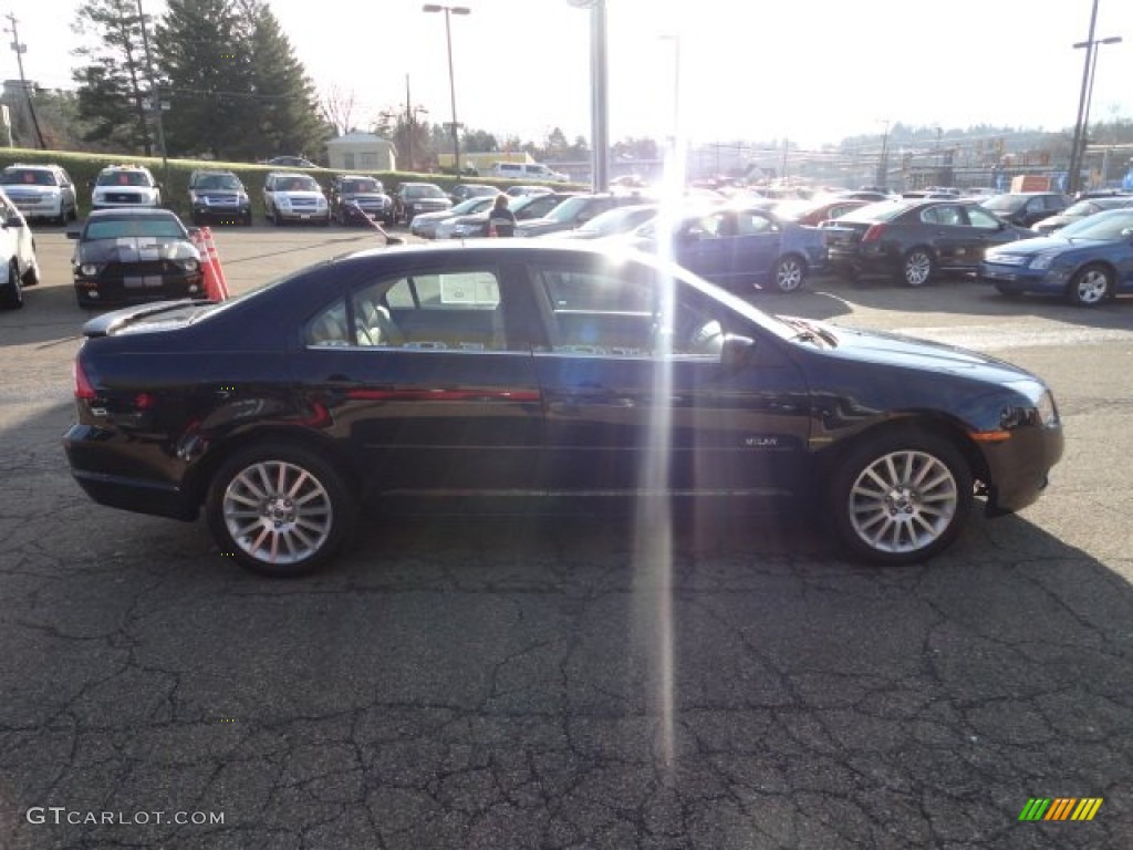 2008 Milan V6 Premier AWD - Dark Blue Metallic / Camel photo #5