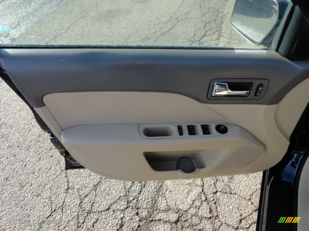 2008 Milan V6 Premier AWD - Dark Blue Metallic / Camel photo #14