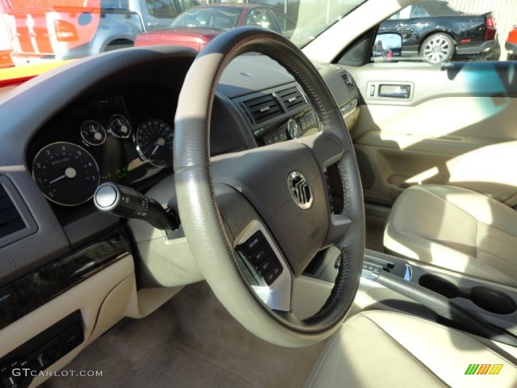 2008 Milan V6 Premier AWD - Dark Blue Metallic / Camel photo #16