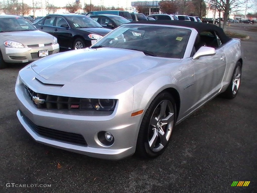Silver Ice Metallic 2011 Chevrolet Camaro SS/RS Convertible Exterior Photo #56956930