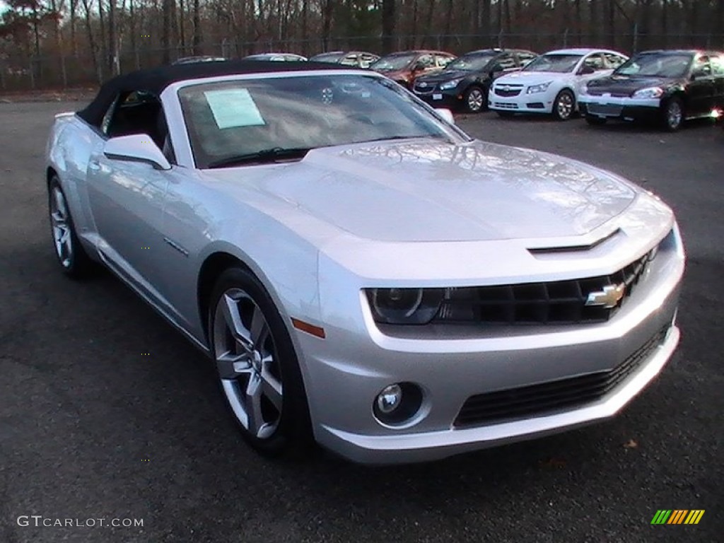 Silver Ice Metallic 2011 Chevrolet Camaro SS/RS Convertible Exterior Photo #56956952