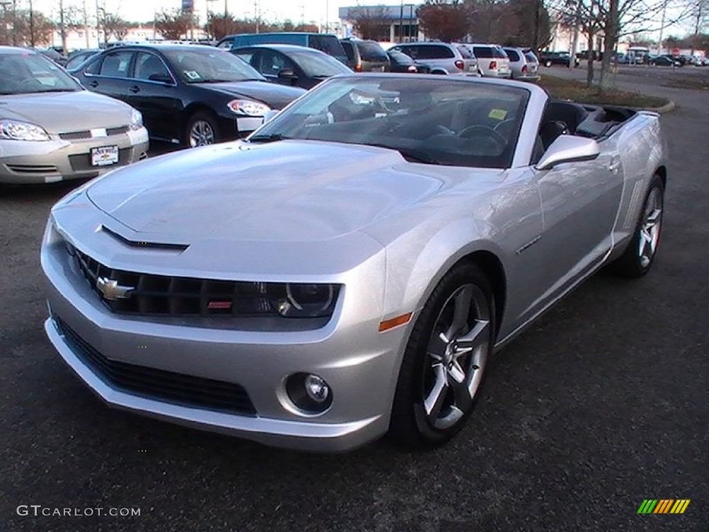 Silver Ice Metallic 2011 Chevrolet Camaro SS/RS Convertible Exterior Photo #56957015