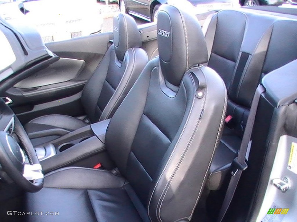 Black Interior 2011 Chevrolet Camaro SS/RS Convertible Photo #56957051