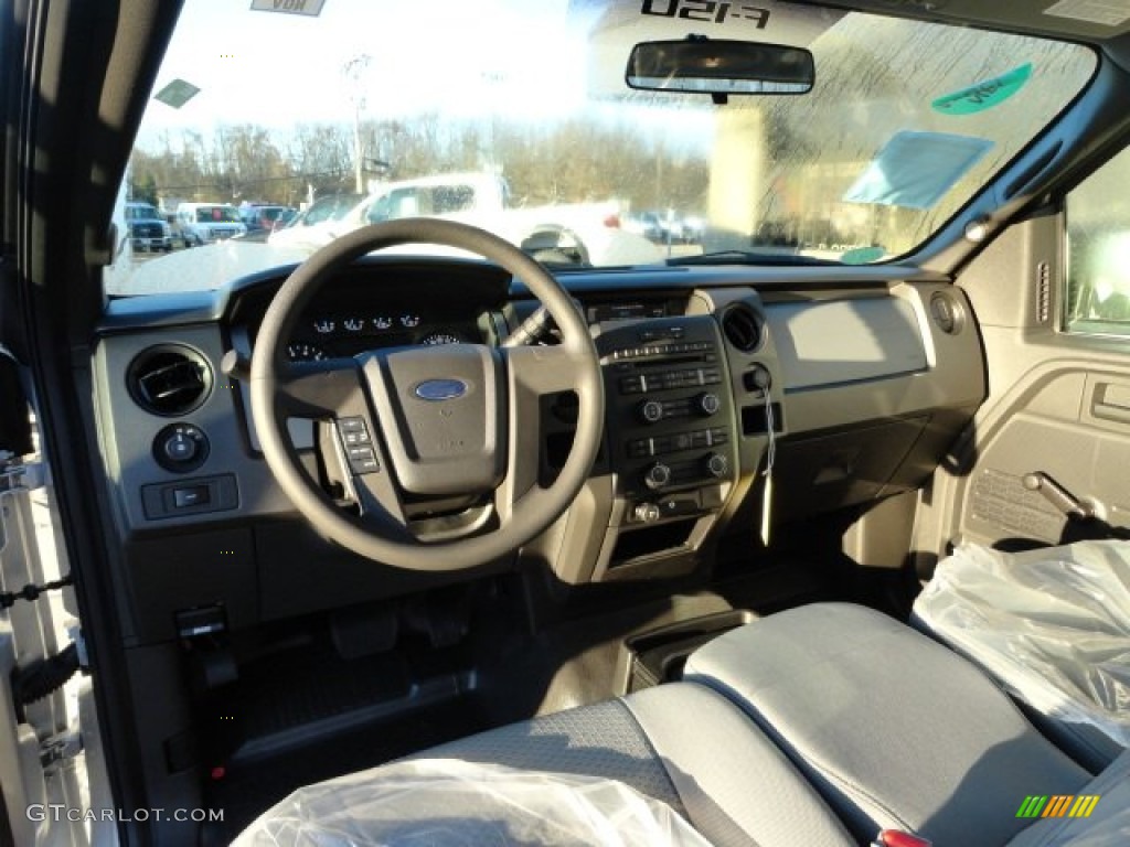 2012 Ford F150 XL SuperCab Steel Gray Dashboard Photo #56957243