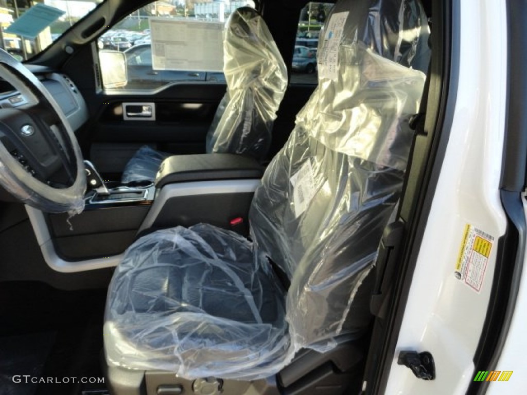 Black Interior 2012 Ford F150 FX4 SuperCab 4x4 Photo #56957405