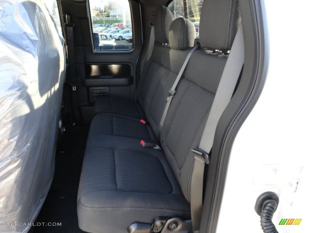 Black Interior 2012 Ford F150 FX4 SuperCab 4x4 Photo #56957414