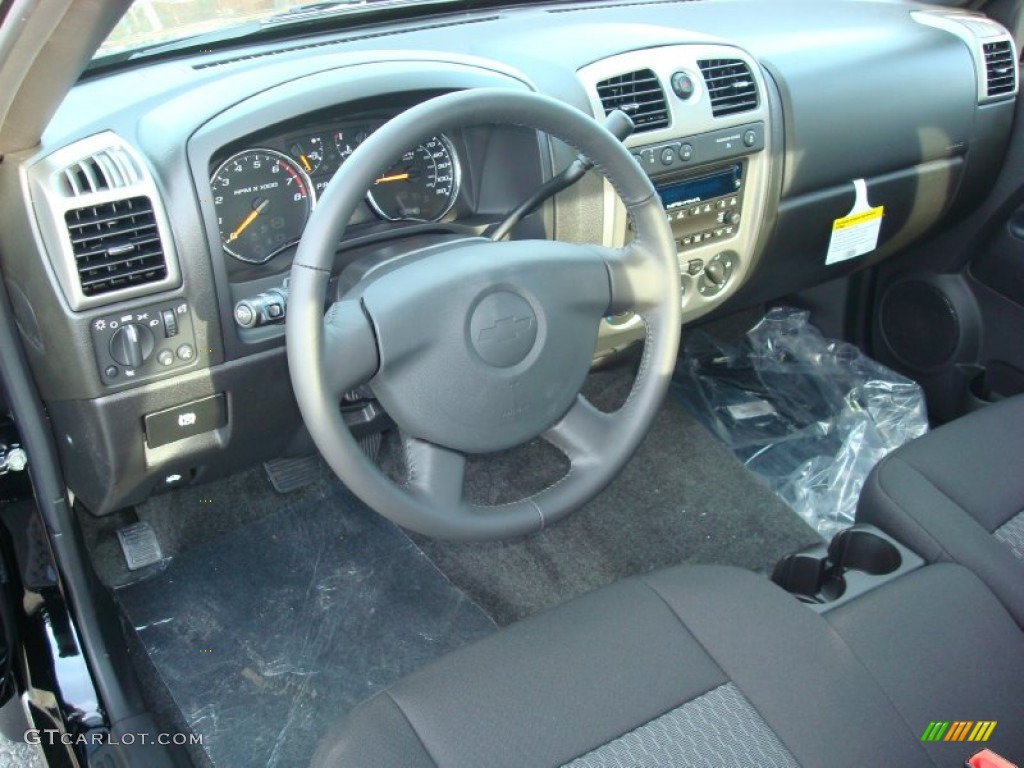 2012 Chevrolet Colorado LT Regular Cab 4x4 Ebony Dashboard Photo #56958854