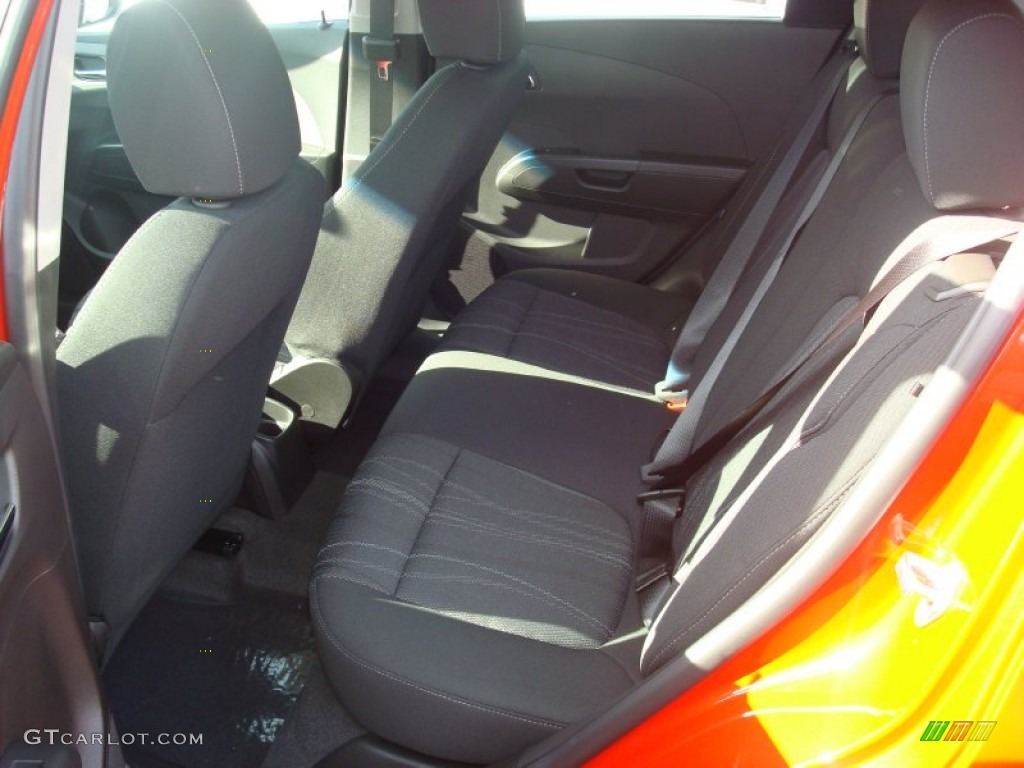 Jet Black/Dark Titanium Interior 2012 Chevrolet Sonic LT Hatch Photo #56959325