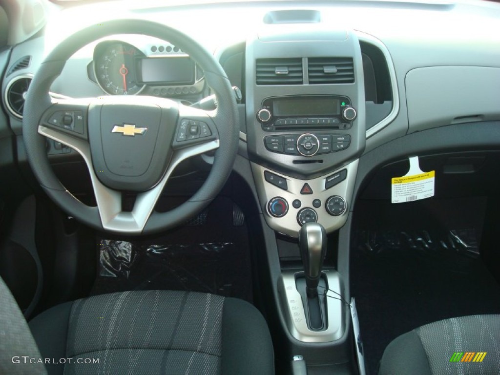 2012 Chevrolet Sonic LT Hatch Jet Black/Dark Titanium Dashboard Photo #56959329