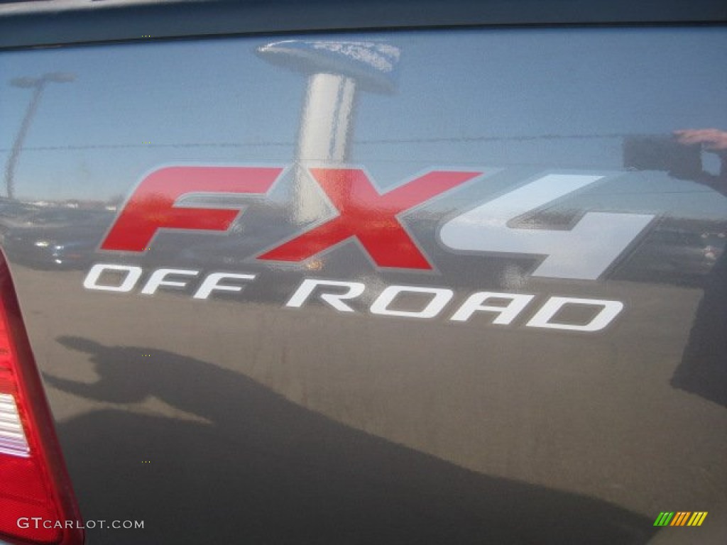 2005 F150 FX4 SuperCab 4x4 - Dark Shadow Grey Metallic / Black photo #16