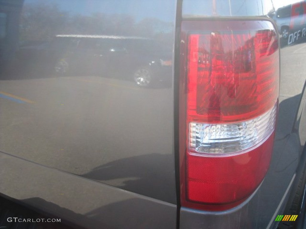 2005 F150 FX4 SuperCab 4x4 - Dark Shadow Grey Metallic / Black photo #17