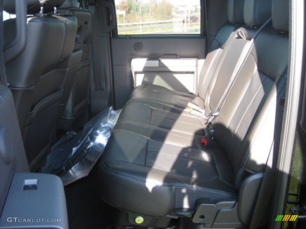 2012 F350 Super Duty Lariat Crew Cab 4x4 - Black / Black photo #11