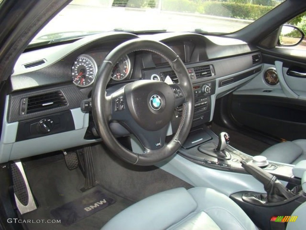 2008 BMW M3 Sedan Silver Novillo Leather Dashboard Photo #56961293