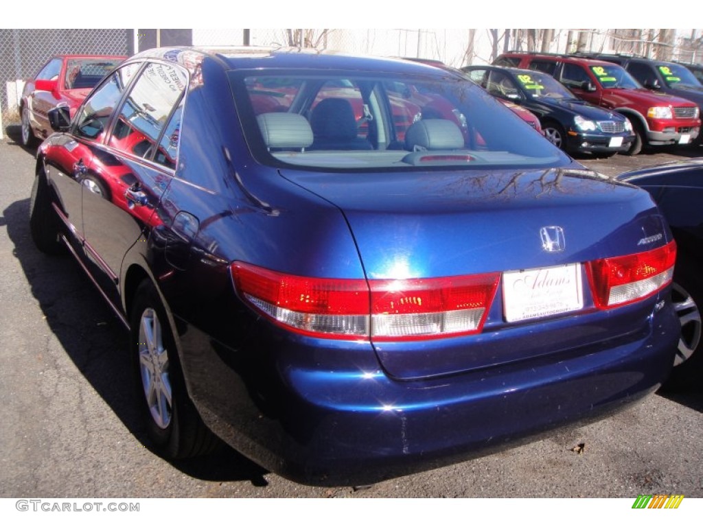 2003 Accord EX V6 Sedan - Eternal Blue Pearl / Black photo #4