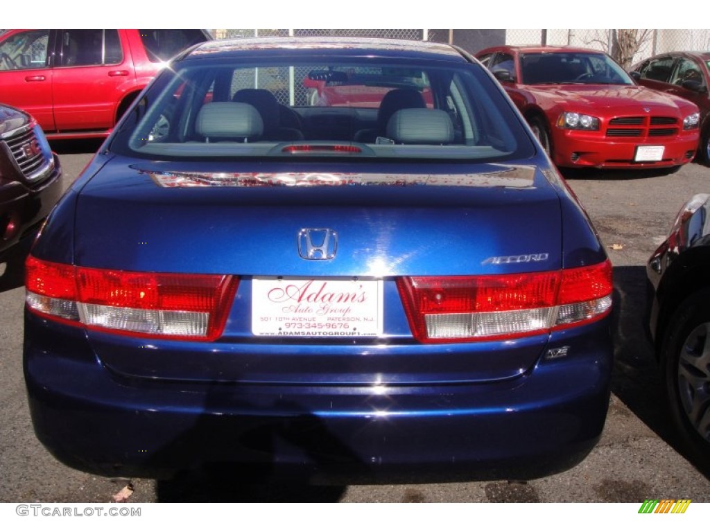 2003 Accord EX V6 Sedan - Eternal Blue Pearl / Black photo #6