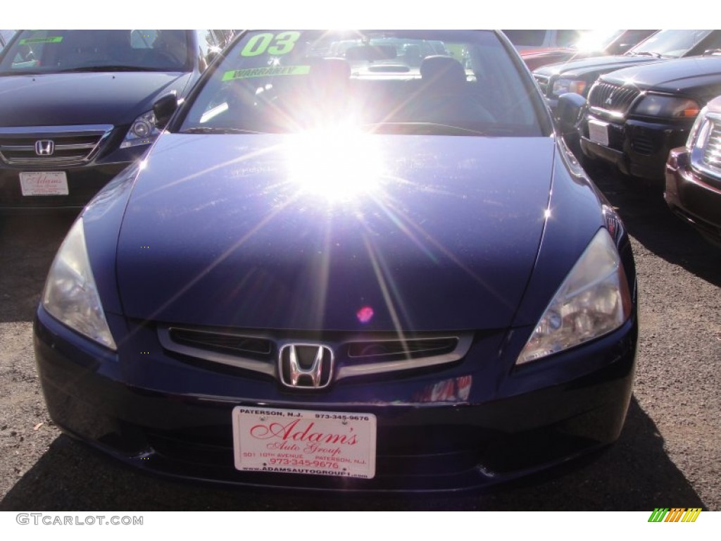 2003 Accord EX V6 Sedan - Eternal Blue Pearl / Black photo #7