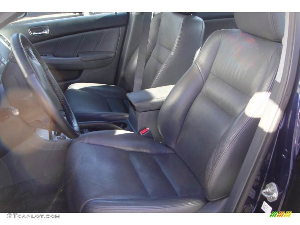 2003 Accord EX V6 Sedan - Eternal Blue Pearl / Black photo #8