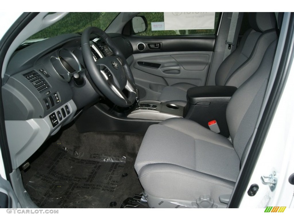 Graphite Interior 2012 Toyota Tacoma V6 TRD Sport Double Cab 4x4 Photo #56963897