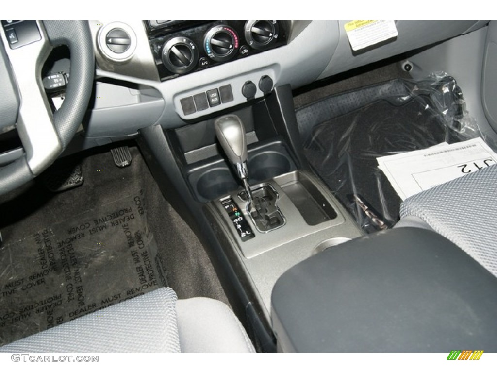 2012 Tacoma V6 TRD Sport Double Cab 4x4 - Super White / Graphite photo #12