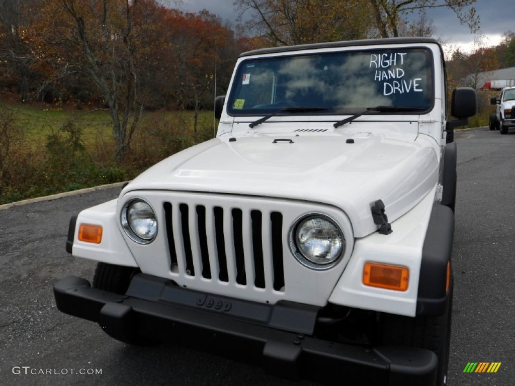 2006 Wrangler Sport 4x4 Right Hand Drive - Stone White / Dark Slate Gray photo #8