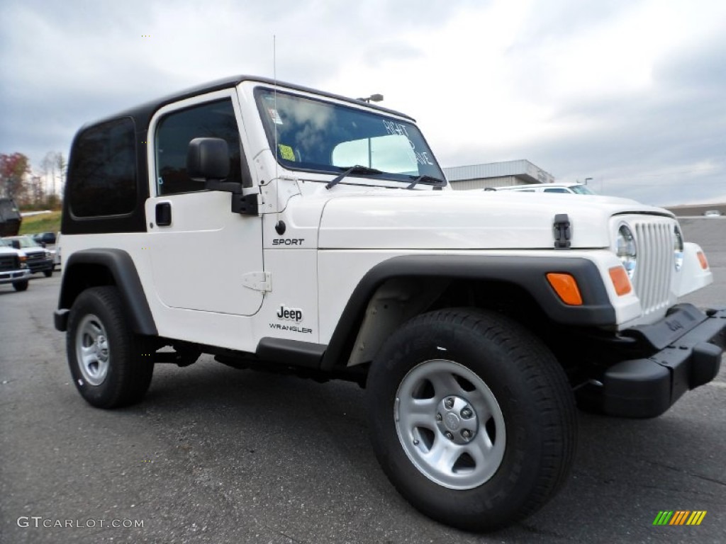 2006 Wrangler Sport 4x4 Right Hand Drive - Stone White / Dark Slate Gray photo #9