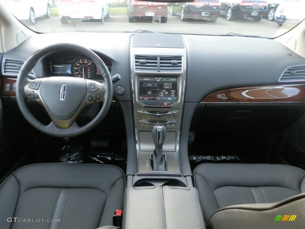 2012 Lincoln MKX AWD Charcoal Black Dashboard Photo #56966198
