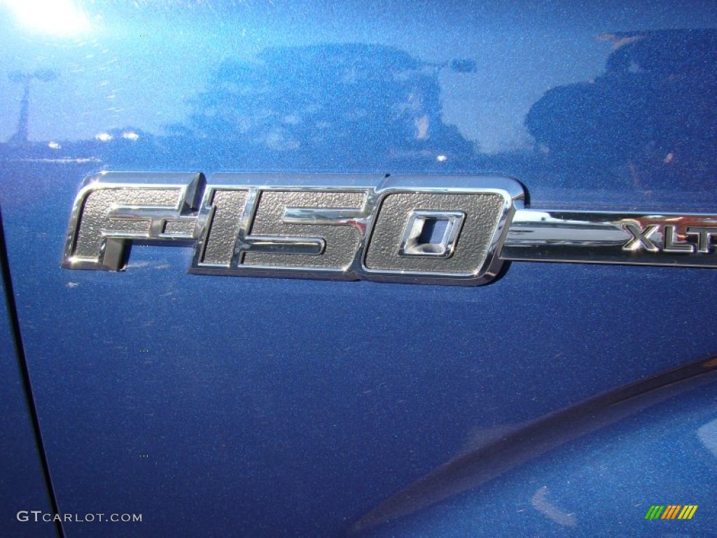2009 F150 XLT Regular Cab - Dark Blue Pearl Metallic / Stone/Medium Stone photo #33