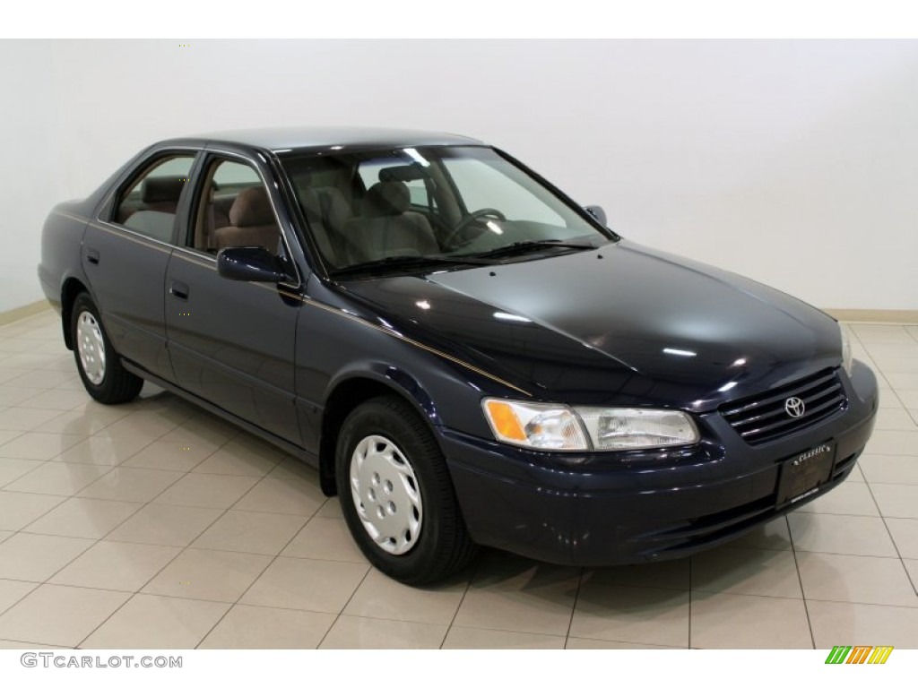 1997 Camry LE - Blue Velvet Pearl / Beige photo #1